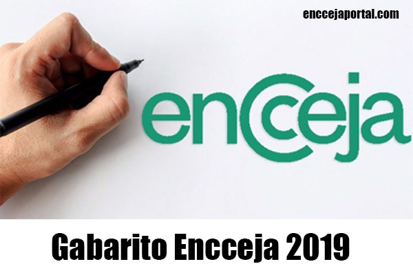 Gabarito Encceja 2019